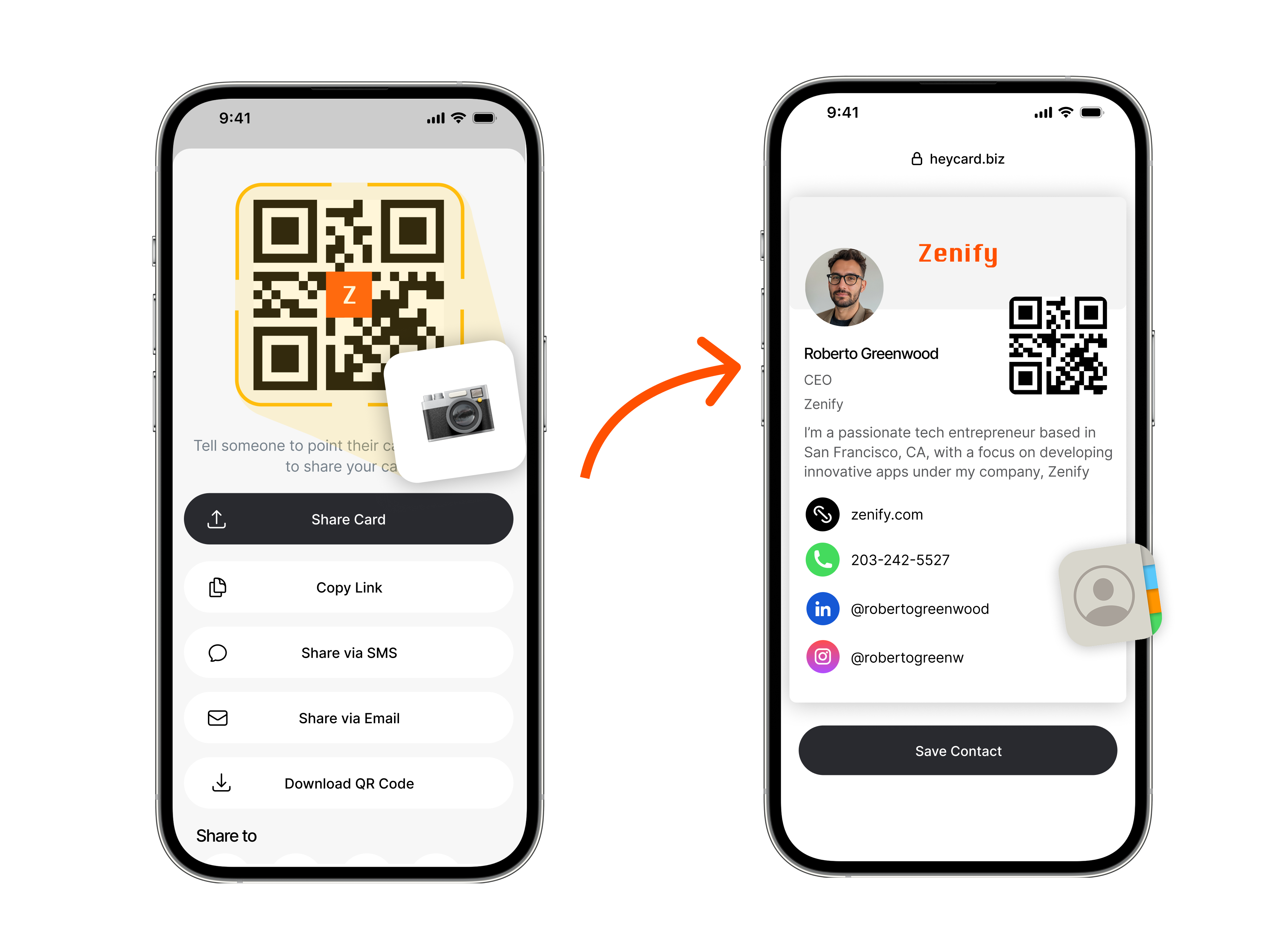 HeyCard App Demo